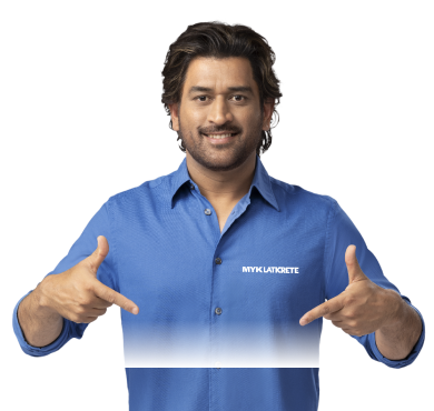 MS Dhoni for MYK Laticrete